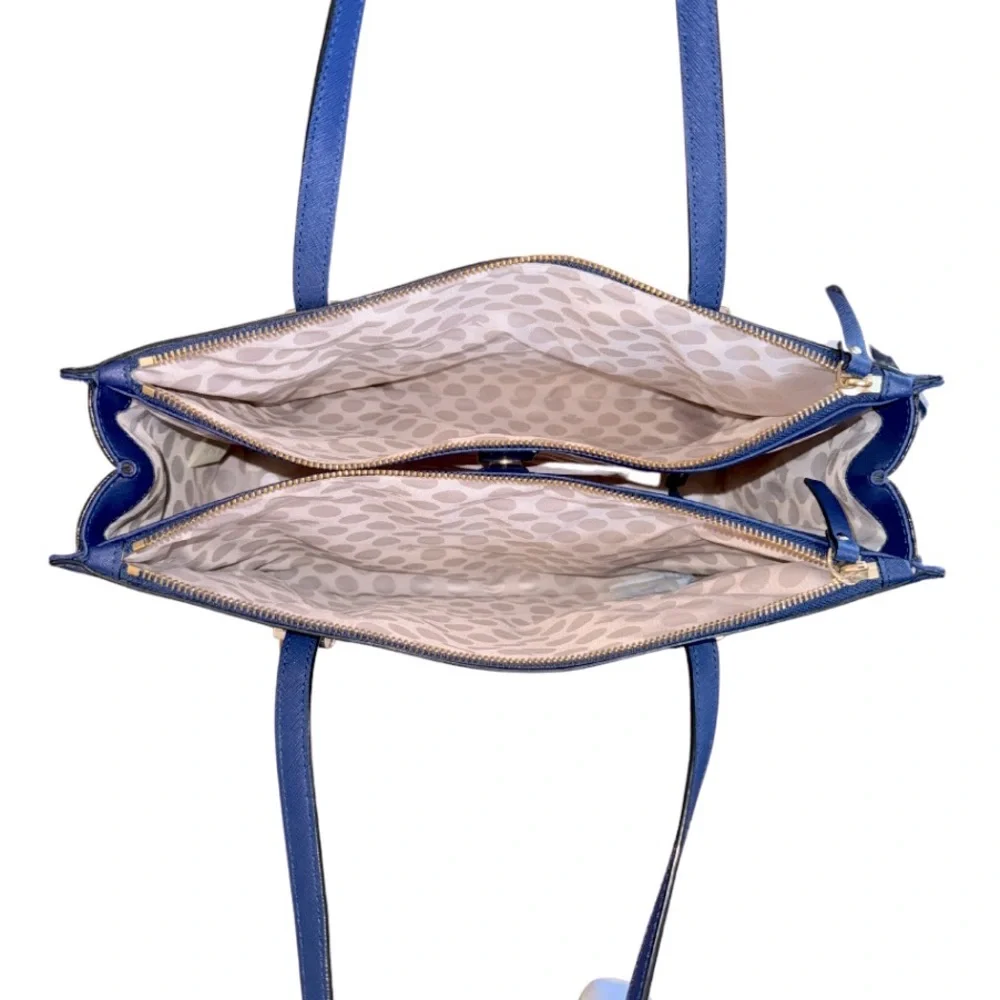 kate spade Blue Saffiano Leather Tote